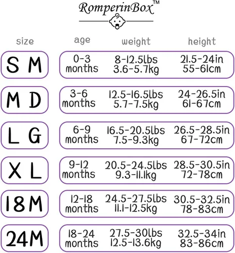 Vista 2 de ROMPERINBOX Unisex Baby Onsies Solid Baby Bodysuit Romper Blank for 0-24 Months Boys Girls