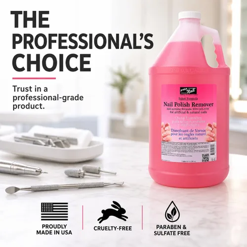 Vista 14 de PRO Nail - Removedor de acrílico y gel para mejorar el control de daños, 32 onzas