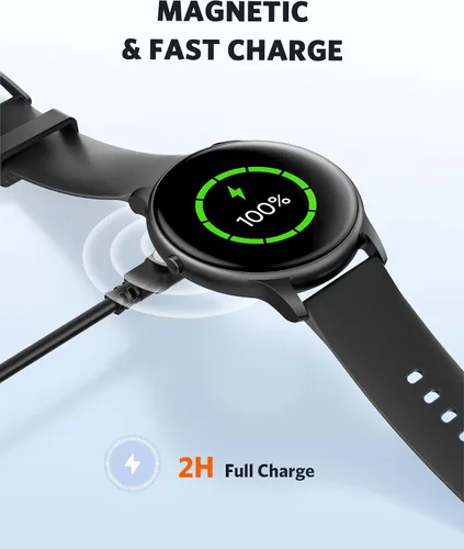 Vista 4 de Parsonver Paquete de 2 cargadores de reloj inteligente para SPROD1, cable de carga USB magnético para relojes inteligentes con cable de 2 pines