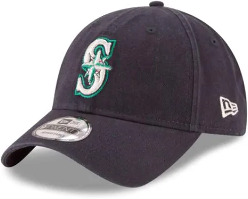 Vista 23 de New Era MLB Khaki Core Classic 9TWENTY - Gorra ajustable de tamaño único Atlanta Braves