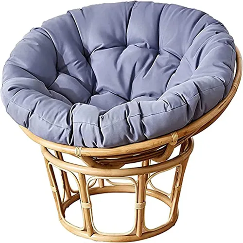 Vista 11 de HUHJYUGE Cojín colgante para silla de hamaca de solo 16 x 16 pulgadas, cojín de repuesto impermeable para silla colgante, cesta colgante, cojín