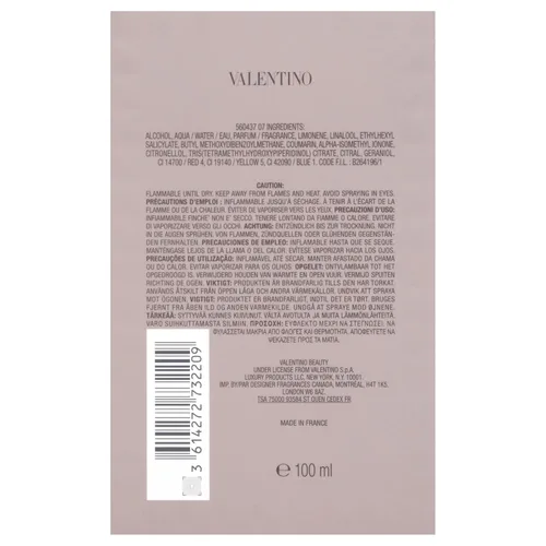 Vista 2 de Valentino Uomo Eau de Toilette Perfume en espray para hombre, 5.1 onza, Marrón claro
