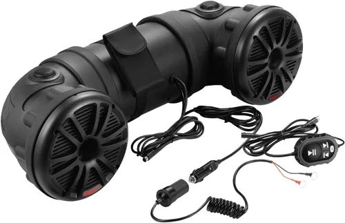 Vista 12 de BOSS Audio Systems UTV4B ATV UTV Sistema de sonido resistente a la intemperie, altavoces de 4 pulgadas, tweeters de 1 pulgada, amplificador