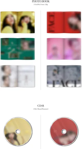 Vista 4 de RBW Entertainment MAMAMOO SOLAR - : FACE (1er mini álbum) álbum+Póster plegado+Juego de tarjetas fotográficas adicionales/K-pop sellado (FACE ver.)