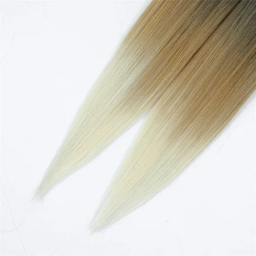 Vista 7 de Extensiones de pelo para trenzar, para fácil trenzado profesional, no causa comezón , fibra sintética tejida, trenzas de textura Yaki, extensiones