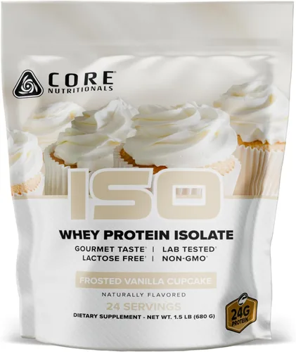 Vista 10 de Core Nutritionals Proteína de suero aislado ultrapura (capuchino, 2 libras)
