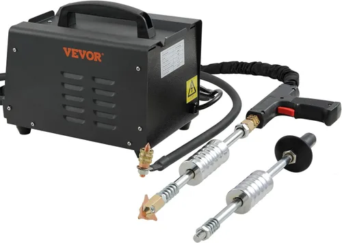 Vista 4 de VEVOR - Extractor de abolladuras para soldador por puntos de 110 V, kit de reparación de abolladuras de 3000 W, 7 modelos de máquina de soldadura