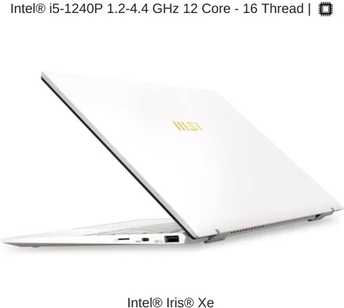 Vista 3 de HIDevolution MSI Prestige 13Evo A12M [Pure White] 13.3 FHD+, 1.2 GHz i5-1240P, Intel Iris Xe, 16GB LPDDR4X-4267, 1 TB PCIe SSD, Windows 11 Home