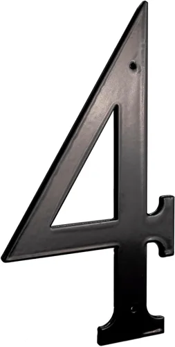 Vista 6 de Montague Metal Products números estándar para casas, Negro