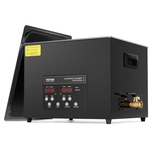 Vista 11 de VEVOR Limpiador Ultrasónico 2L, Máquina de Limpieza Sónica Digital de 60W con Modo Suave y Degasificación Mejorada, Limpiador Ultrasónico de 40kHz
