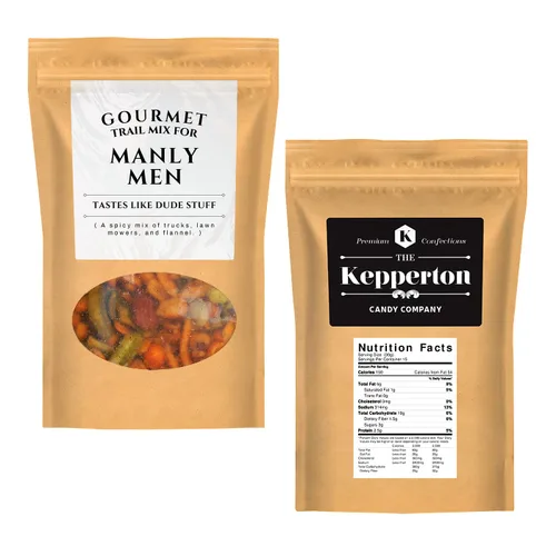 Vista 2 de Kepperton Mezcla gourmet de frutos secos para hombres varoniles, ideas de regalo de aperitivos para papá, regalo divertido para papá de hija a papá