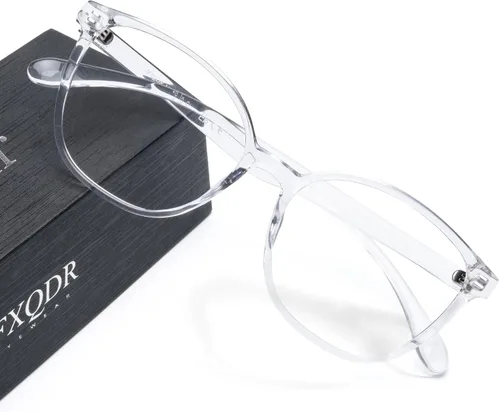 Vista 13 de Gafas de computadora con bloqueo de luz azul para mujer