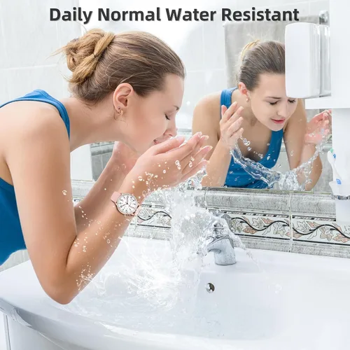 Vista 3 de Reloj de enfermera para mujer, resistente al agua, analógico, de silicona, con segundero, reloj de enfermería