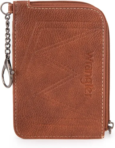 Vista 3 de Montana West Wrangler Aztec - Cartera para tarjetas de crédito con bolsillo con cremallera para mujer, Café Aztec-Light, Western