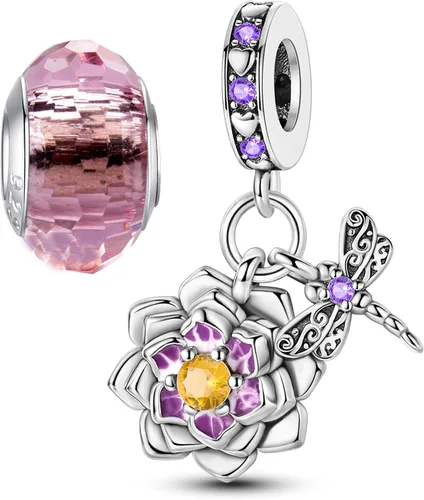 Vista 83 de LNQOBU Happy Life - Colgante para pulseras de abalorios, plata de ley 925 para mujer (con un espaciador de cuentas)