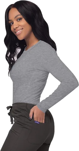 Vista 4 de Camiseta de manga larga para mujer (paquete de 3 unidades) de Sivvan.