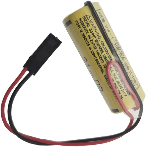 Vista 5 de YICUAA (8 unidades) 3V 1770-XYC 3V 1800mAh litio PLC reemplazo de batería para 1770-XYC/A 1770-XYB 1756-BA1 con enchufe negro