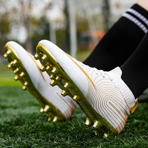 Vista 6 de Zapatos de fútbol para hombre, zapatos de fútbol para exteriores, botas de fútbol juveniles, zapatos de fútbol para niños
