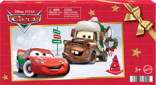 Vista 6 de Mattel Disney and Pixar Cars - Paquete de 5 con temática invernal