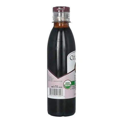 Vista 6 de Colavita Glaseado Balsámico - Orgánico, 8.5 onzas líquidas (Paquete de 1) Botella con exprimidor, Importado de Italia