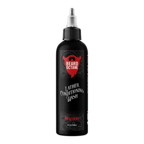 Vista 10 de Beard Octane Lavado de barba para hombres – Barbershop (Barbershop Colonia) – Champú diario suave para barba con manteca de karité – Limpia sin