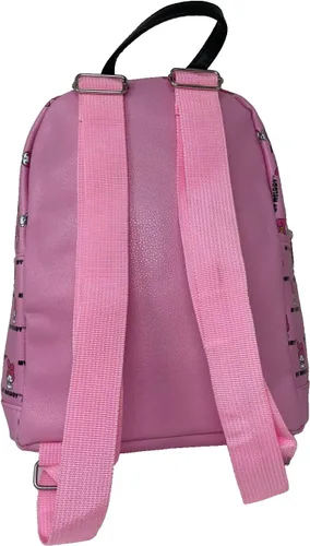 Vista 3 de Fast Forward Hello Kitty My Melody All Over Print Mochila Mini Deluxe de 10 pulgadas con 1 bolsillo delantero- C6CMH3WN