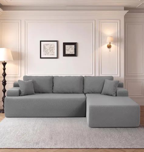 Vista 30 de Fond&Found - Sofá modular modular no requiere montaje, sofá modular de gran tamaño para sala de estar y oficina