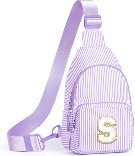 Vista 12 de YOOLIFE Regalos de Navidad para niñas adolescentes Bolso cruzado inicial con bandolera Bolso cruzado monograma para regalos de cumpleaños para niñas