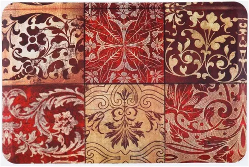 Vista 10 de J&V TEXTILES - Alfombras de pasillo de cocina antifatiga, alfombrillas antideslizantes impermeables y ergonómicas para cocina, piso, hogar, oficina