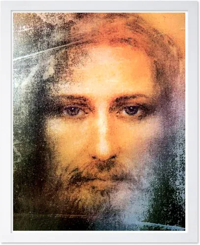 Vista 86 de Poster Master Póster de retrato vintage, impresión cristiana retro, regalo para religiosos, amigos, cara de Jesucristo, sudario de Turín, Biblia