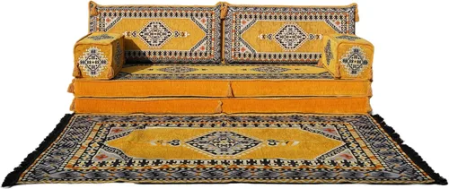 Vista 36 de arabicsofa Sofá de piso árabe Jalsa - Sofá tradicional hecho a mano para sala de estar