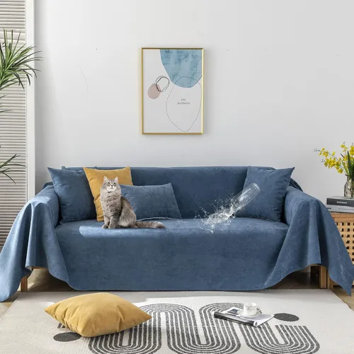 Vista 83 de STACYPIK Funda de sofá impermeable para perros y gatos, antideslizante, color caqui, para mascotas, resistente al agua, protector de muebles