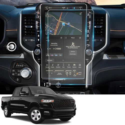 Vista 9 de YEE PIN Protector de Pantalla Lincoln Sync 3 para Lincoln MKC MKS Sync 2/3 AppLink de 8 Pulgadas 2015-2019, Compatible con Protector de Pantalla