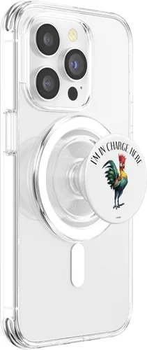 Vista 3 de Disney Moana Hei Hei I'm In Charge Here 3D Roster PopSockets MagSafe PopGrip para iPhone