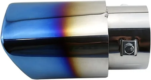 Vista 8 de Punta de escape de acero inoxidable compatible con Honda CRV CR-V 2017-2019, accesorios azul, silenciador de escape, tubos de cola de escape