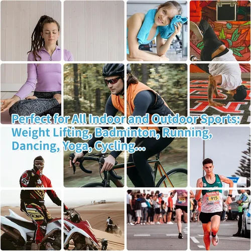 Vista 9 de YESLIFE Paquete de 4 toallas refrescantes de 40 x 12 pulgadas, toallas de gimnasio para hombres y mujeres, toallas de entrenamiento suaves y Negro