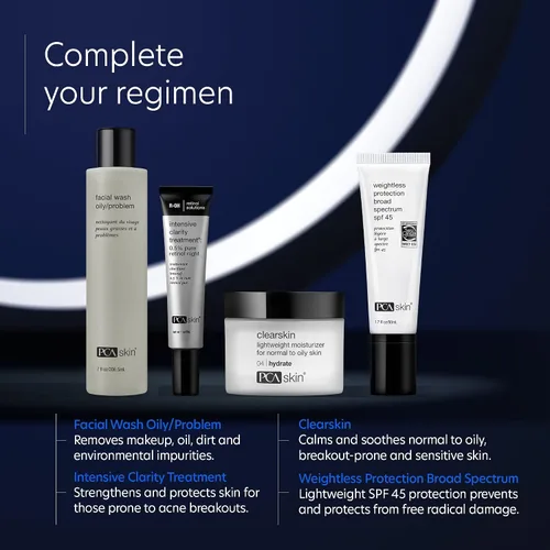 Vista 6 de PCA SKIN Tratamiento de claridad intensiva: 0.5% de retinol de vitamina A pura y suero facial de ácido salicílico al 2% para piel propensa al acné