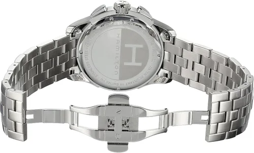 Vista 4 de Hamilton Reloj H32612135 Jazzmaster con esfera negra para hombre, Negro -, Movimiento de cuarzo