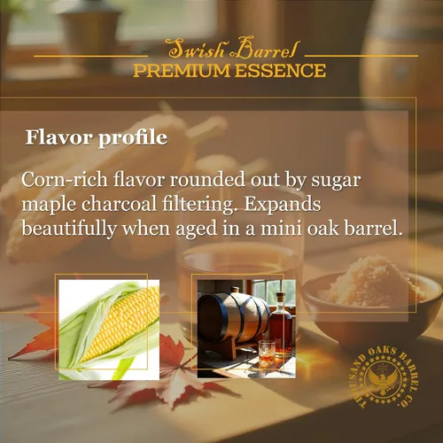 Vista 5 de Tennessee Bourbon Whiskey Flavor Essence (paquete individual), repuesto de sabor de licor para envejecimiento en barrica, mezcladores de cócteles