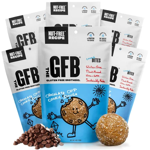 Vista 16 de The GFB Bocaditos de proteína aptos para alérgenos para pastel de cumpleaños, aperitivos sin gluten sin nueces, bolas de proteína a base de plantas