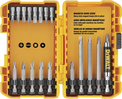 Vista 11 de DEWALT Kit de taladro inalámbrico de 20 V MAX* con destornillador/brocas, 100 piezas (DCD771C2 y DWA2FTS100)