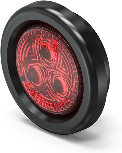 Vista 6 de Feniex Luces LED DOT de la serie de camiones (ámbar, marcador redondo de 2")