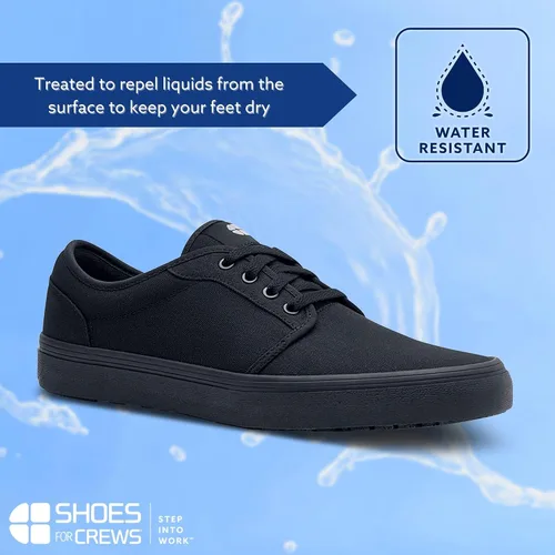Vista 9 de Shoes for Crews Zapatillas unisex con suela antideslizante para trabajo Cómodas, zapatos de trabajo antideslizantes para hombres y mujeres