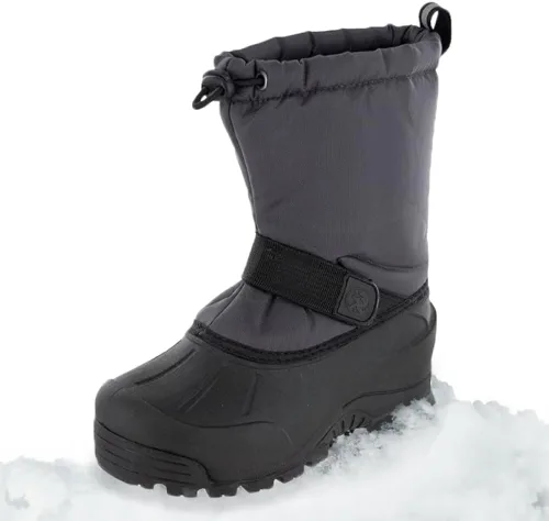 Vista 22 de Northside Frosty Botas de nieve de invierno aisladas con parte superior de nailon resistente al agua, forro de secado rápido, plantilla de EVA Baya