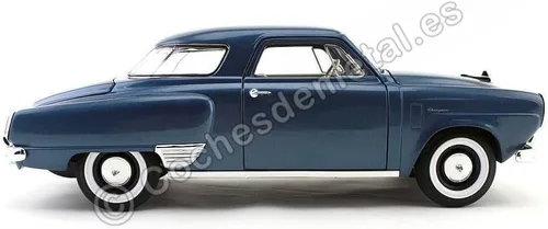 Vista 7 de Road Signature 92478bl 1950 Studebaker Champion Blue 1-18 modelo de coche fundido a troquel