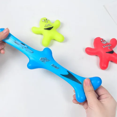 Vista 5 de Juguete para ansiedad de gel elástico para descomprimir y apretar, alivio del estrés y la ansiedad, juguetes sensoriales para niños y adultos