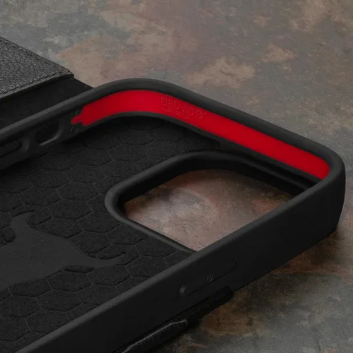 Vista 6 de TORRO Funda de cuero prémium compatible con iPhone 15 Pro Max de 6.7 pulgadas, funda de piel auténtica tipo cartera con función atril y ranuras