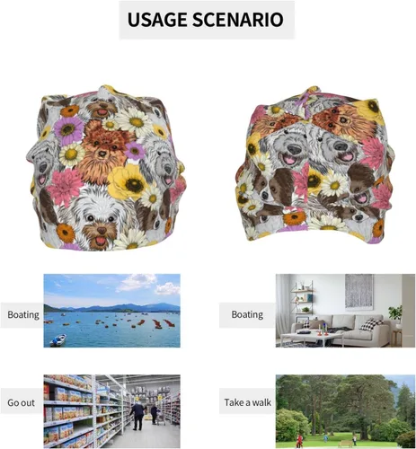 Vista 9 de Giinly Gorro de turbante de cáncer para mujeres y hombres