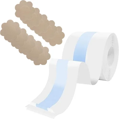 Vista 10 de Cinta adhesiva para levantamiento de senos, cinta Bob para senos grandes, copa A-G, cinta corporal transpirable, transparente