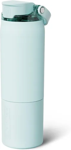 Vista 36 de BrüMate Rise - Botella de agua de 25 onzas con pajita de silicona cubierta 100 % a prueba de fugas, botella de agua de acero inoxidable aislada